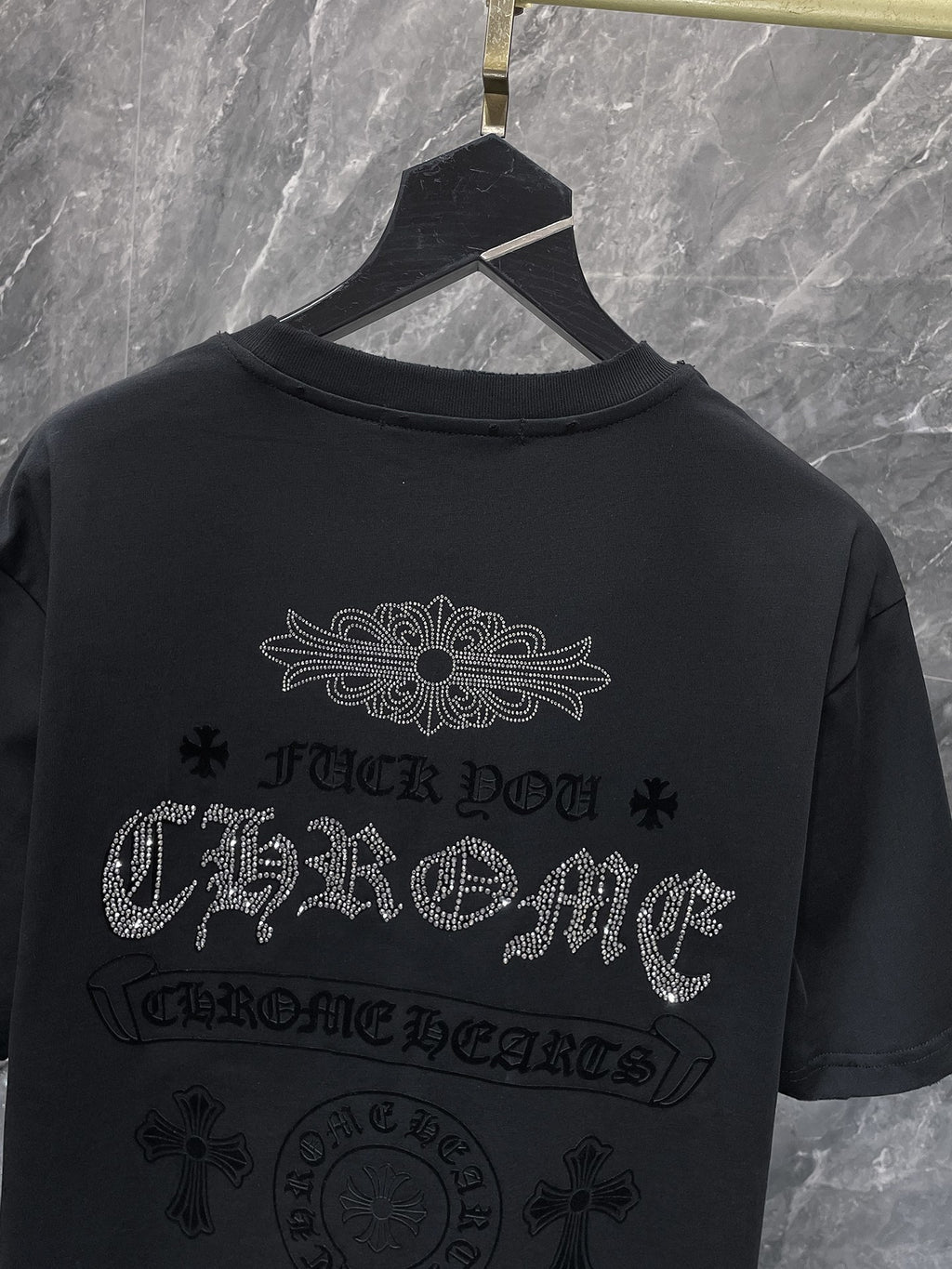 Chrome Hearts Classic Short-Sleeve Shirt